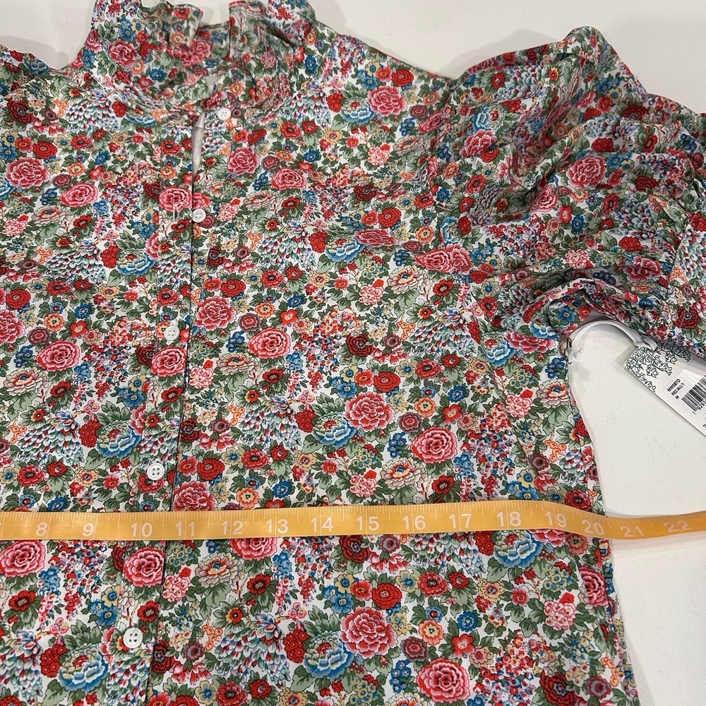 Hyacinth House Louisa Maxi Dress Size M NWT Red Floral Multi Cottage Feminine - Picture 13 of 16